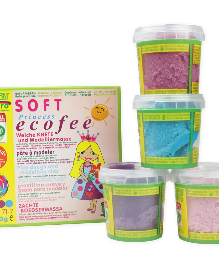 ökoNorm - Soft Knete 4er Set "Eco Princess"
