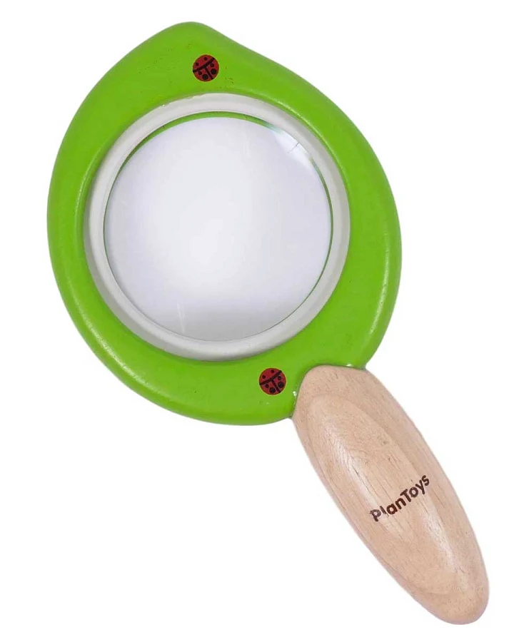PlanToys - Lupe aus Holz "Blatt"