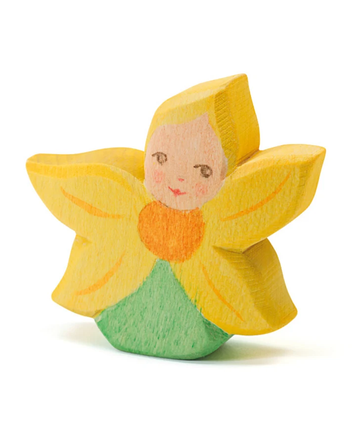 Ostheimer - Holzfigur Blumenkind Sonnenblume
