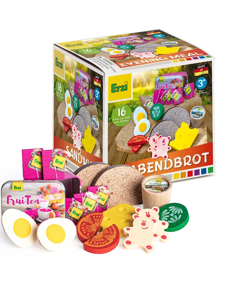erzi - Spielküchen Zubehör "Abendbrot"