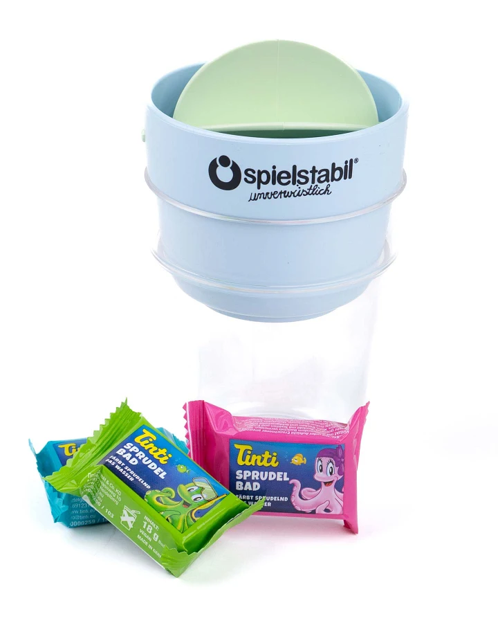 spielstabil - Becher-Mühle-Set pastell
