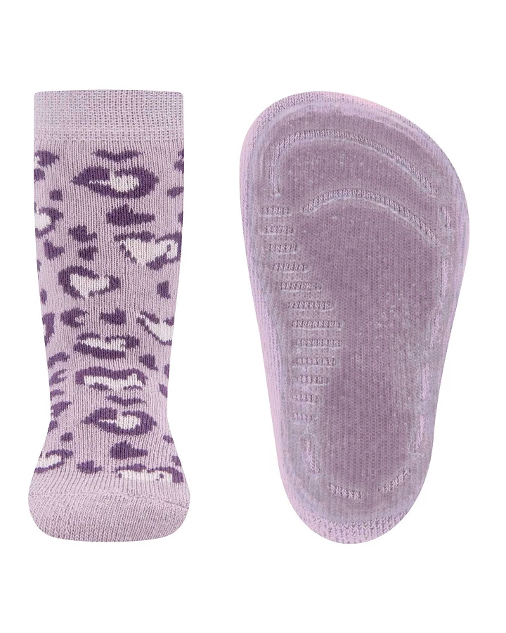Ewers - Stoppersocken SoftStep "Leo" mauve 25-26