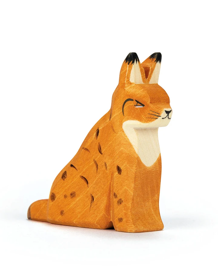 Ostheimer - Holztier Luchs sitzend