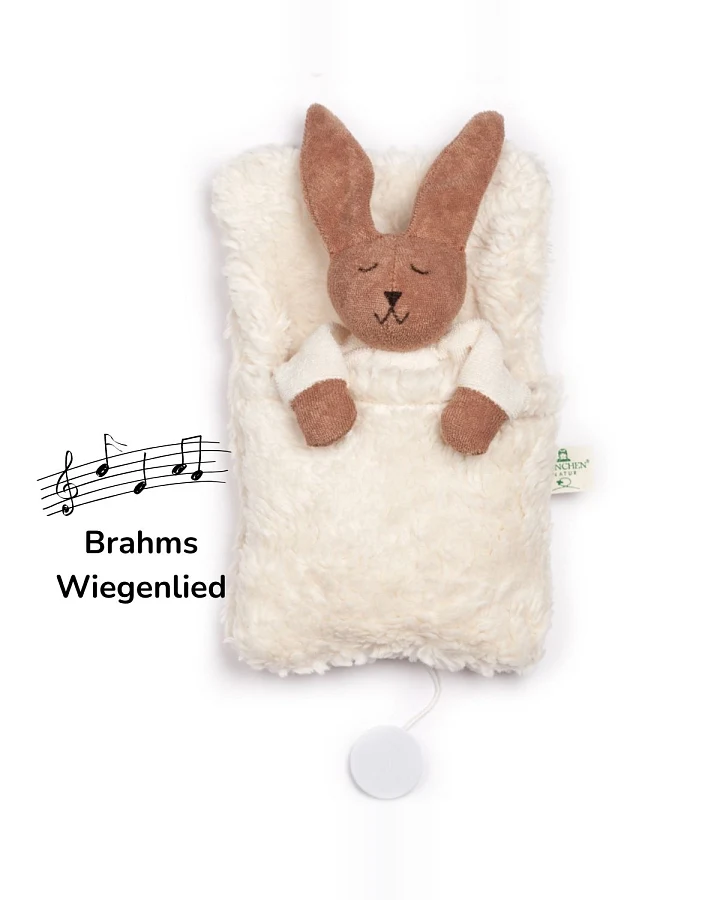 Nanchen Natur - Spieluhr Schlafsack Hase