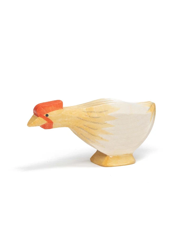 Ostheimer - Holztier Huhn ocker lang