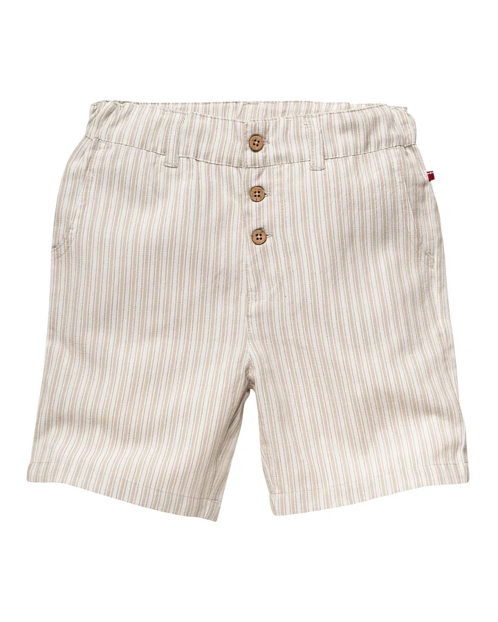 People Wear Organic - Shorts sand gestreift