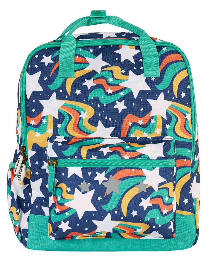 Frugi - Kinderrucksack "Sterne" dunkelblau