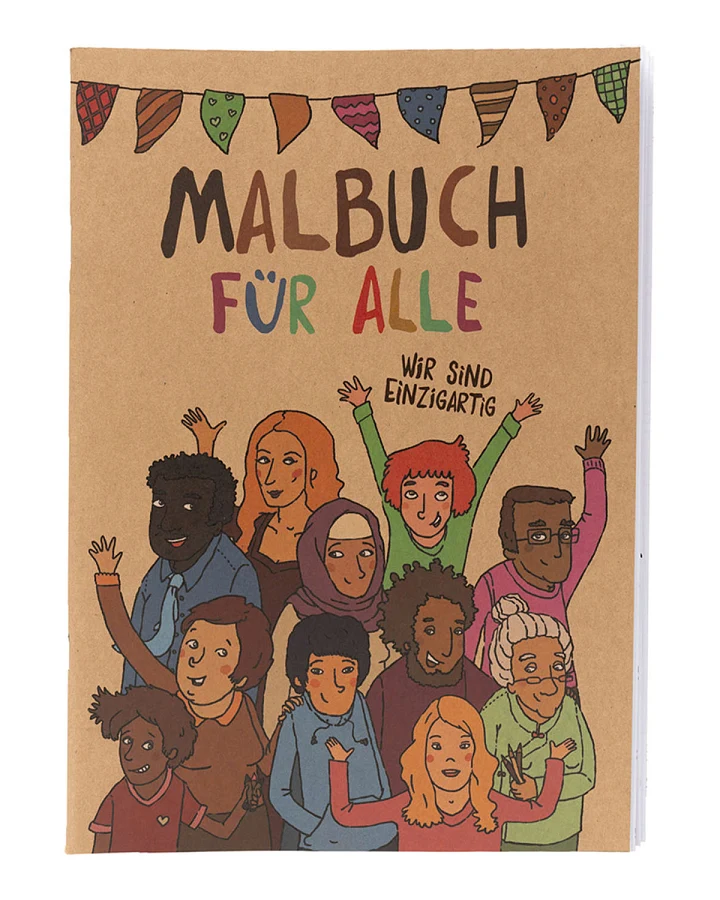 Hautfarben - Malbuch für alle