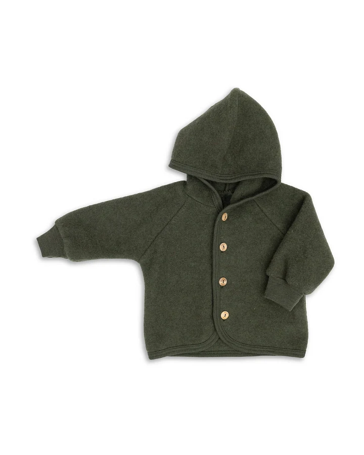 Engel - Wollfleece Jacke schilf