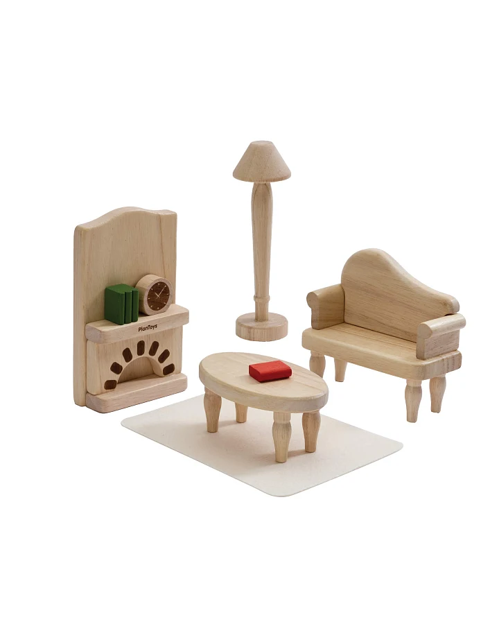 PlanToys - Puppenhaus Wohnzimmer viktorianisch