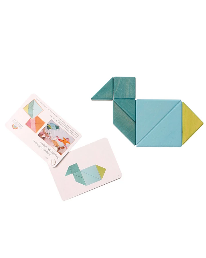 Grimms - Legespiel Tangram türkis