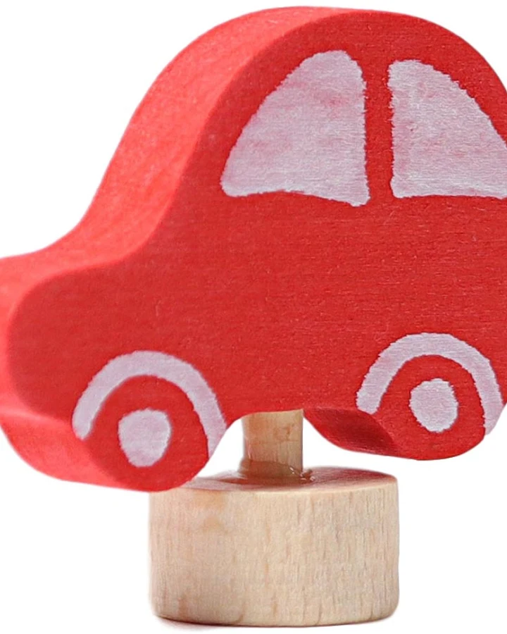 Grimms - Geburtstagsstecker Auto Rot
