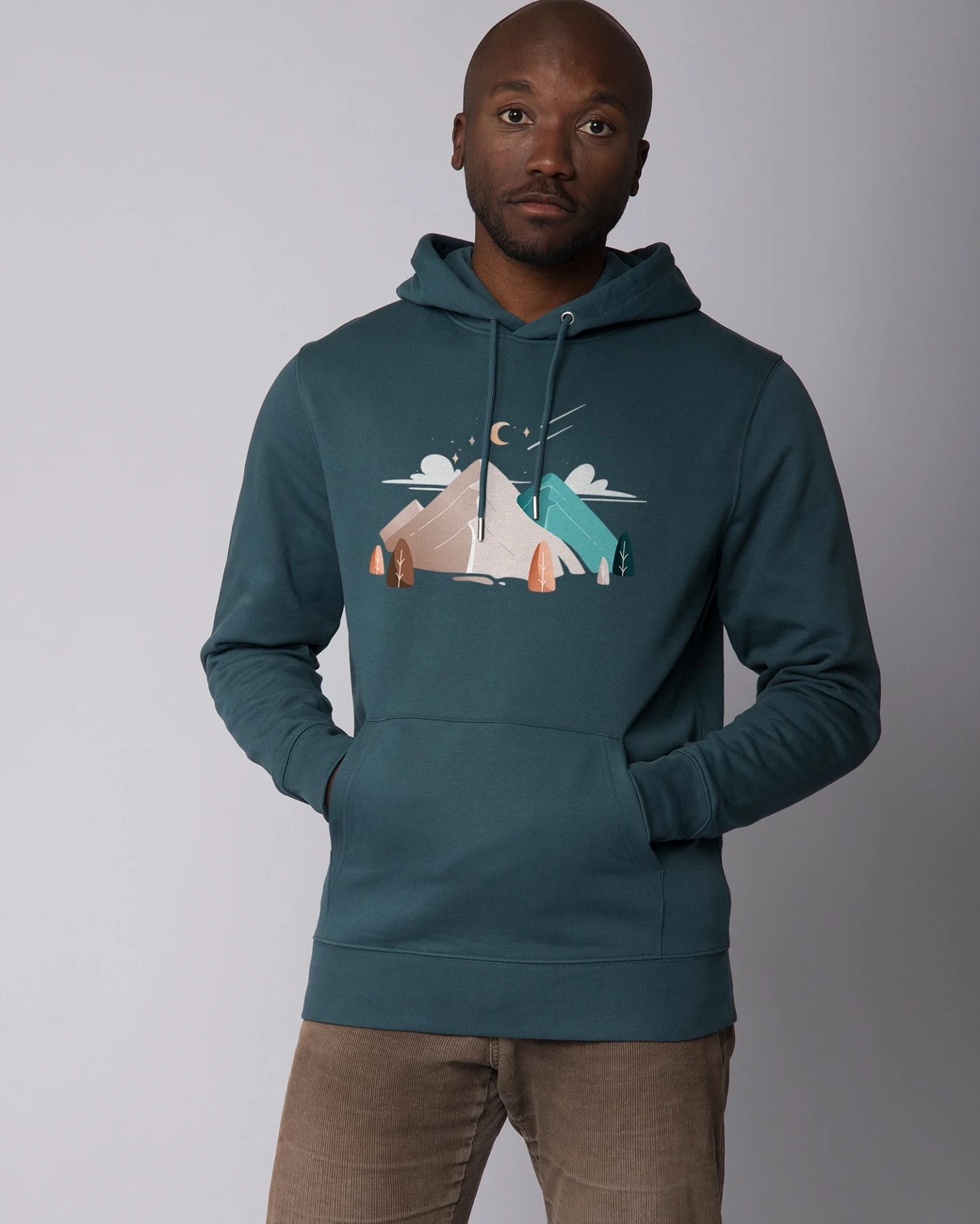 Watapparel Sweatshirt Night & Clouds – Ansicht 2
