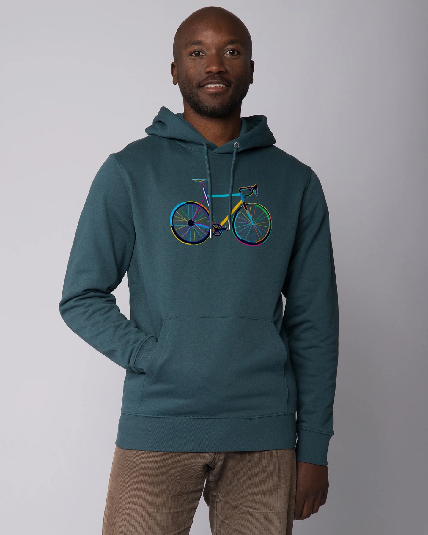 Watapparel Sweatshirt Fahrrad by night – Ansicht 2