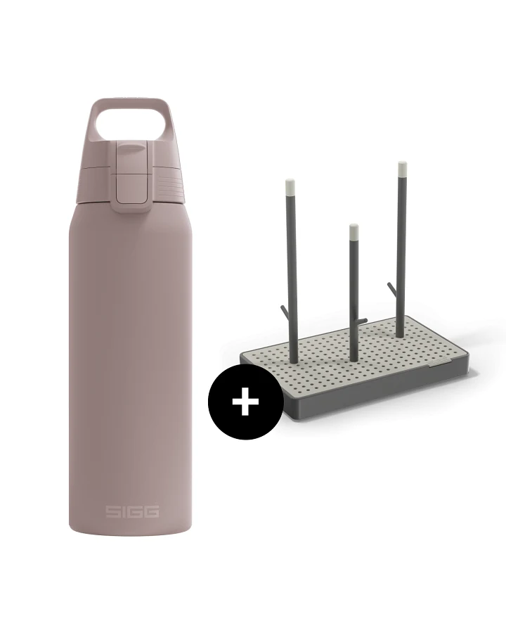 Bundle Shield Therm ONE Everyday Set – 1L Bottle + Drying Rack Dusk