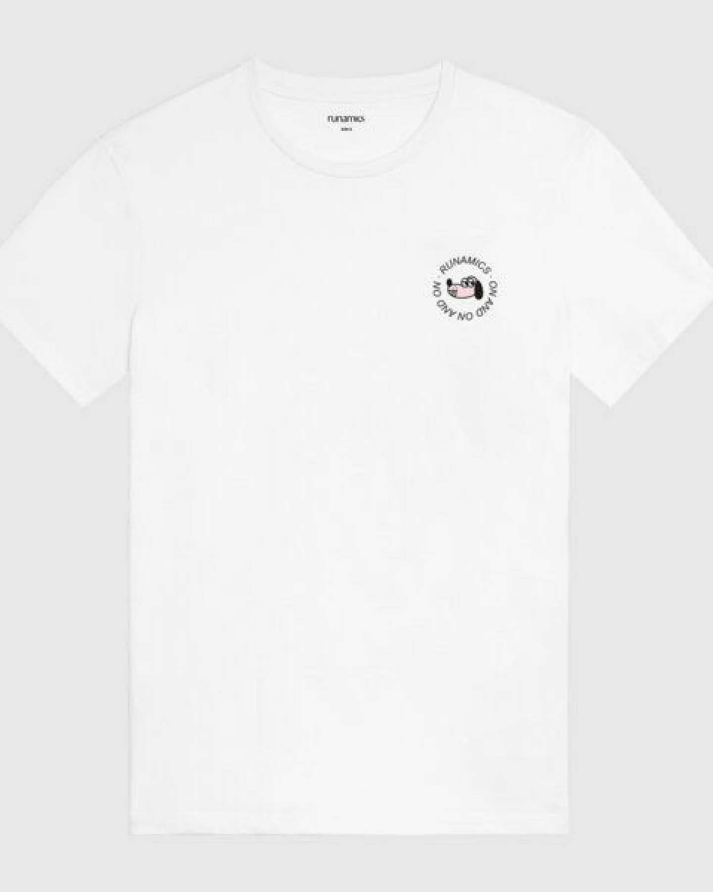 runamics Run Longer T-Shirt, Biobaumwolle, unisex, weiß – Ansicht 2