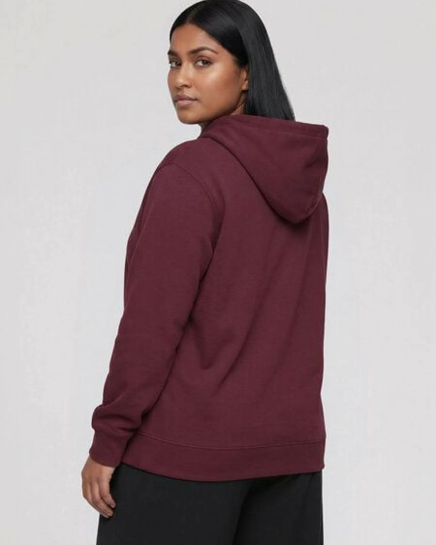 glore Basics Basic Hoodie mit Kordeln - Toni - aus Bio-Baumwolle – Ansicht 3