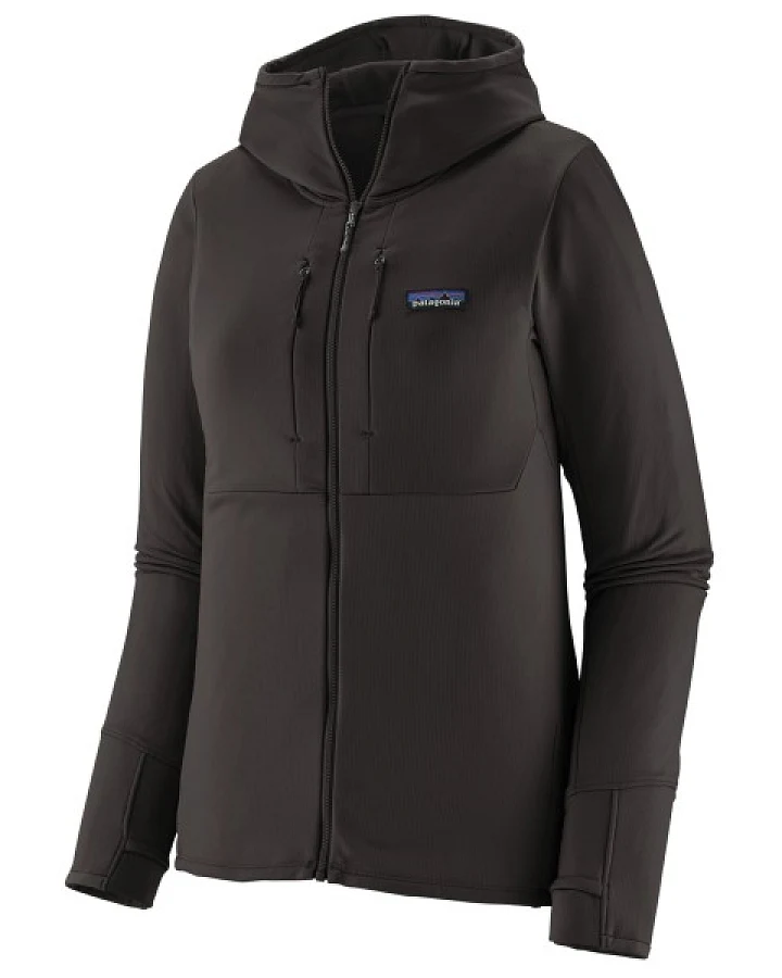 Patagonia - Women's R1 Thermal Full-Zip Hoody - Fleecejacke Gr XL schwarz