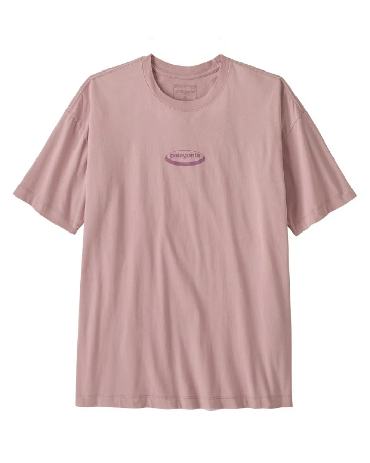 Patagonia - Women's 95 Oval Logo Oversized T-Shirt - T-Shirt Gr XS rosa