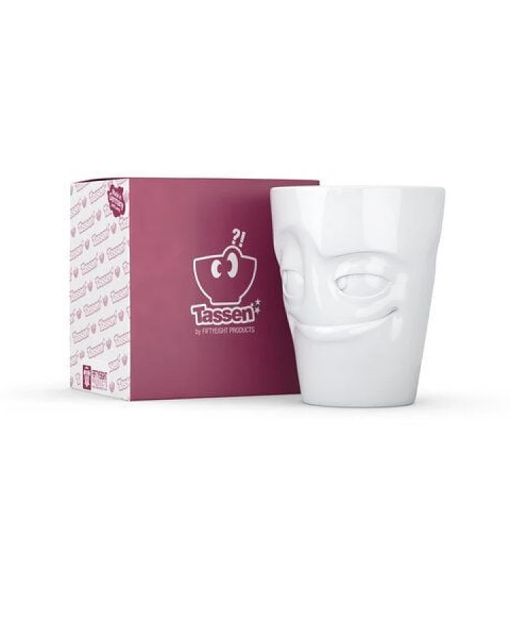 FIFTYEIGHT PRODUCTS Verschmitzer Porzellanbecher mit Henkel