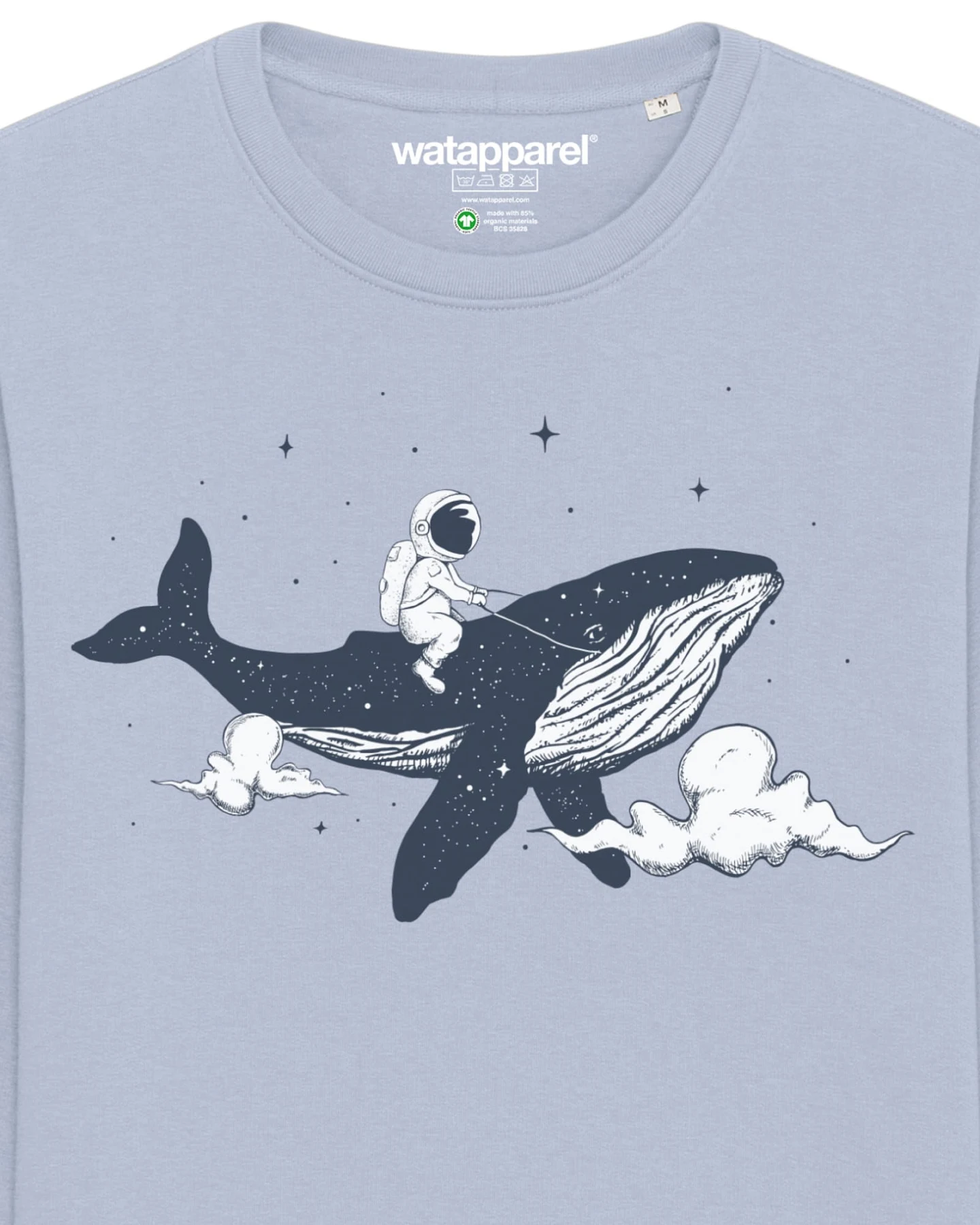 Watapparel Sweatshirt Spacewhale – Ansicht 3