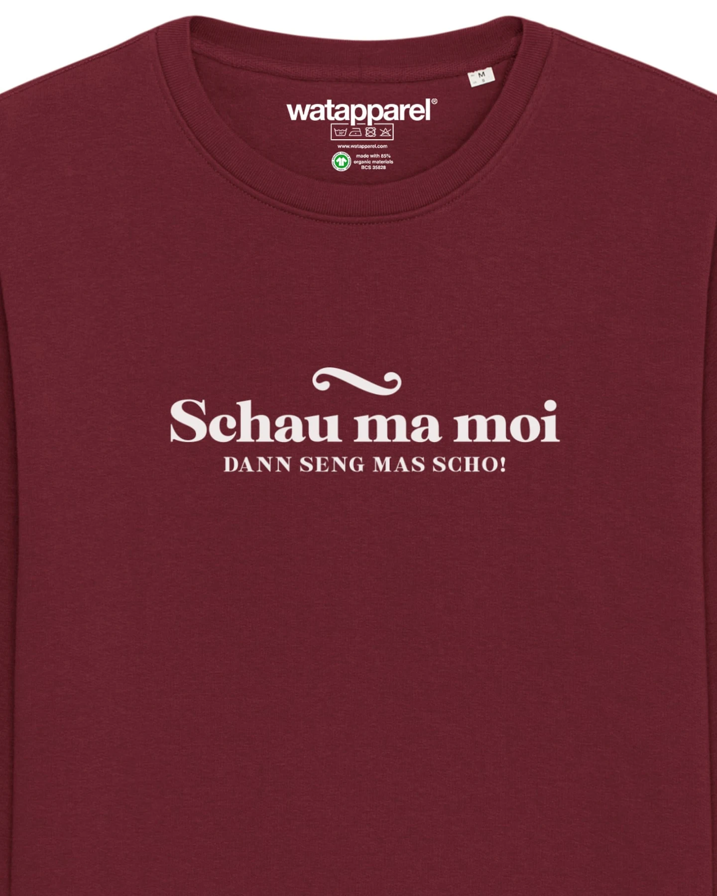 Watapparel Sweatshirt Schau ma moi dann seng mas scho – Ansicht 3