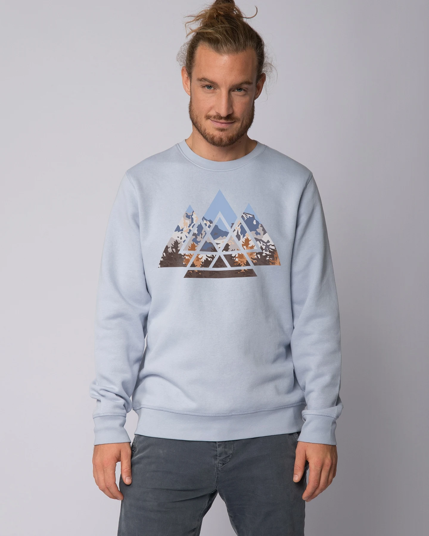 Watapparel Sweatshirt Geometric Landscape – Ansicht 2