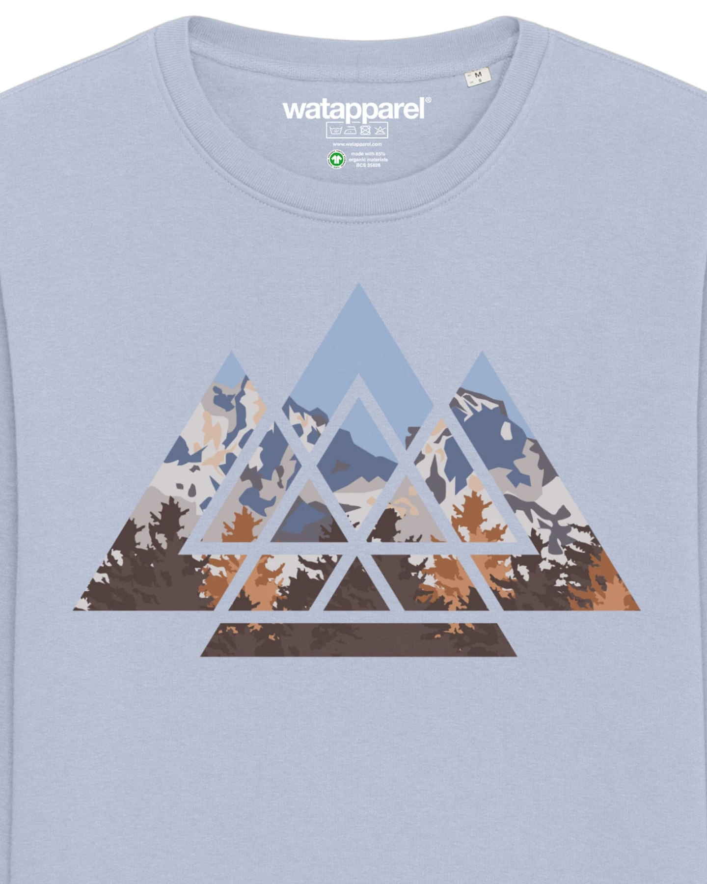 Watapparel Sweatshirt Geometric Landscape – Ansicht 3