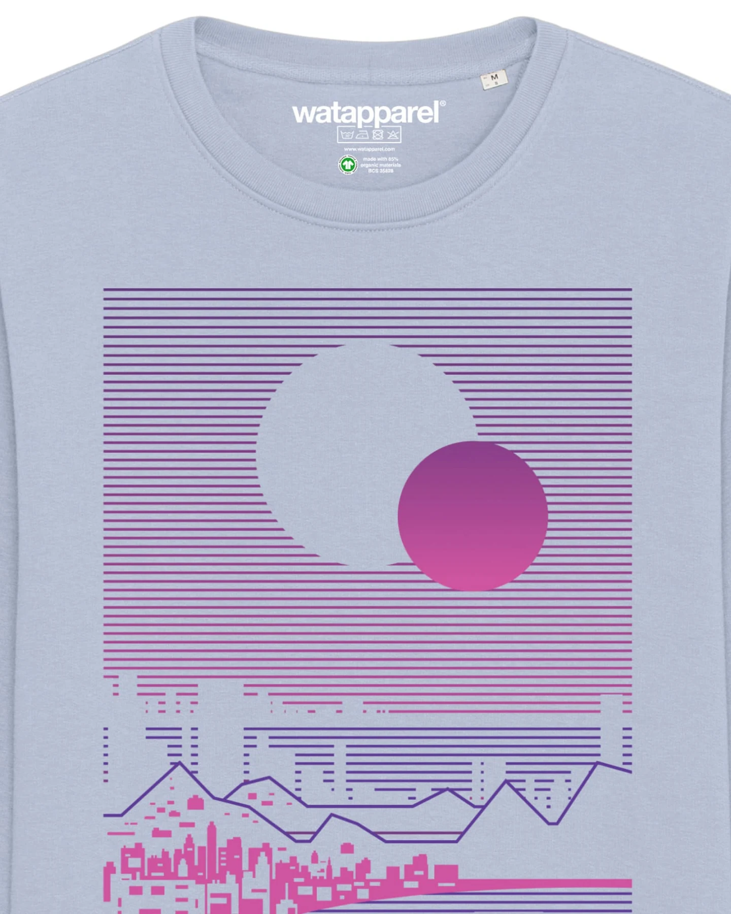 Watapparel Sweatshirt Sun and Moon Skyline – Ansicht 3