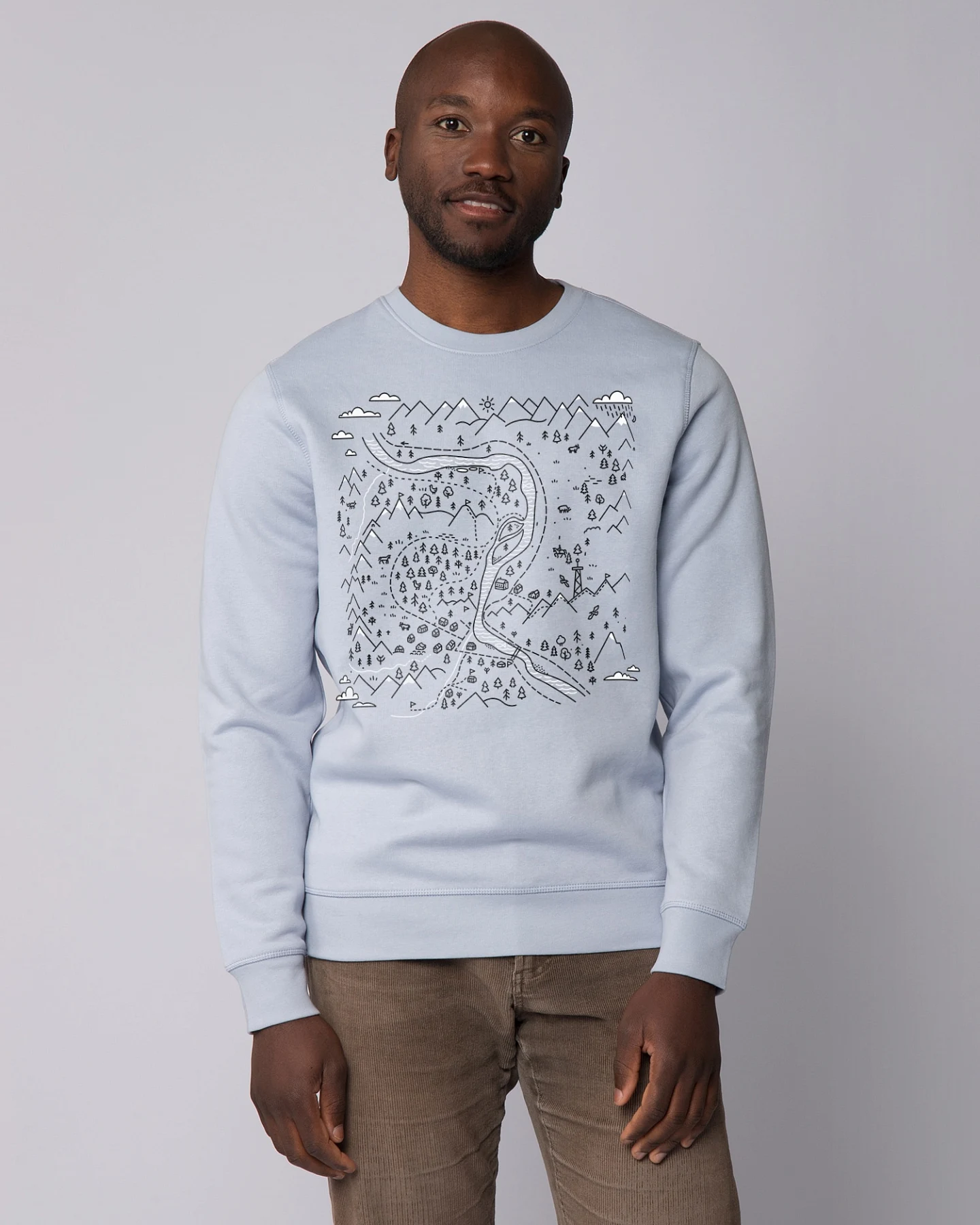 Watapparel Sweatshirt Landschaft – Ansicht 2