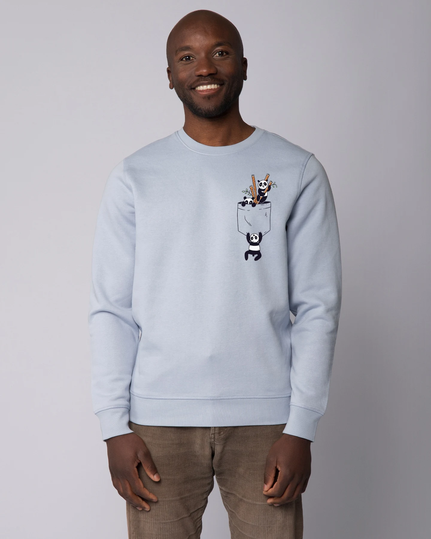 Watapparel Sweatshirt Pocket Pandas – Ansicht 2
