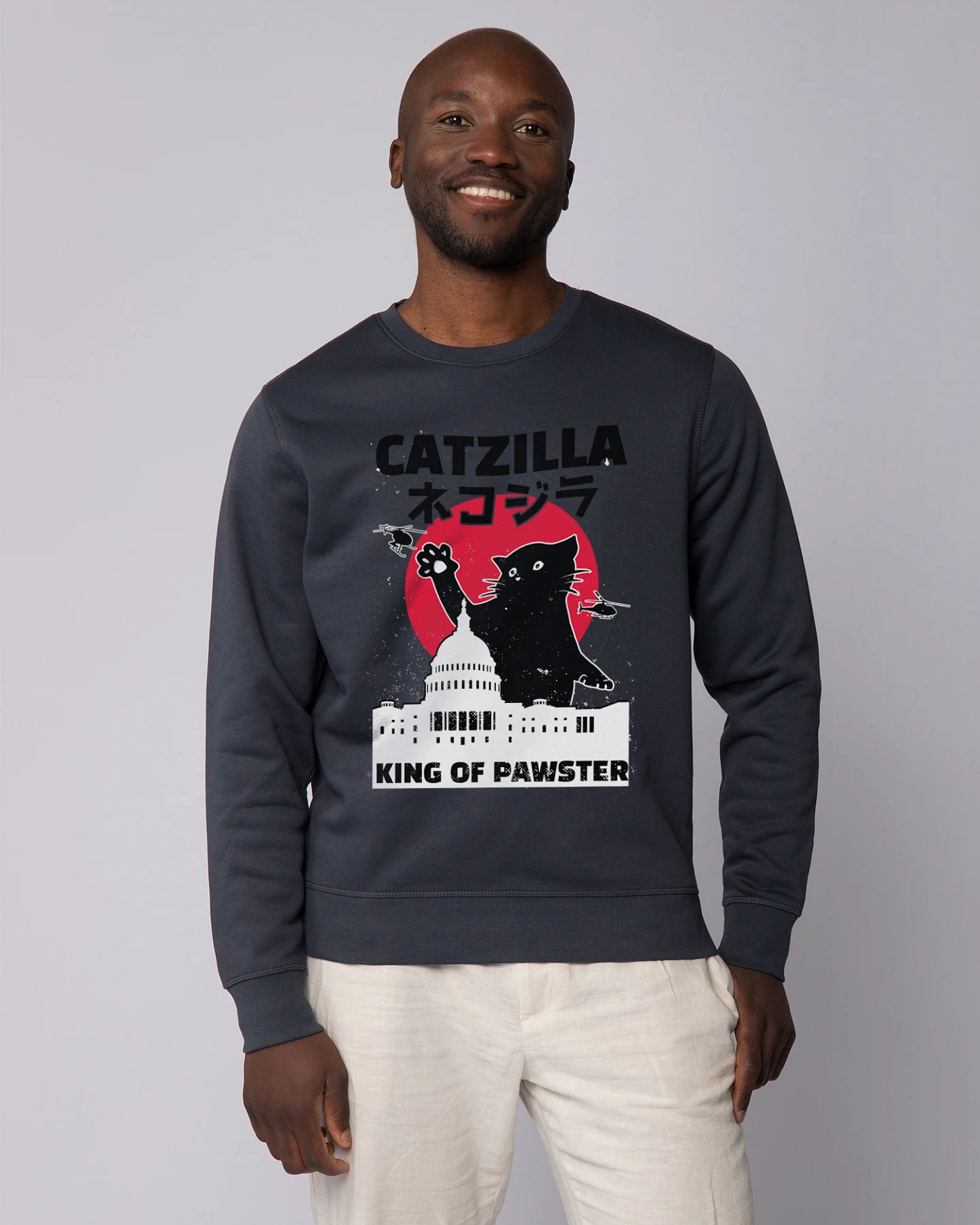 Watapparel Sweatshirt Catzilla – Ansicht 2