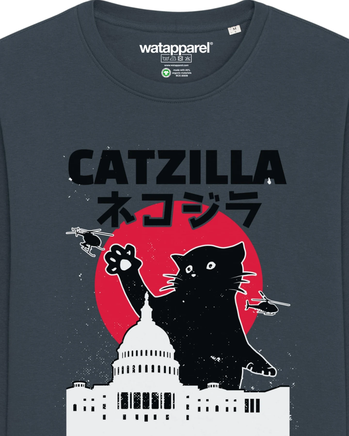 Watapparel Sweatshirt Catzilla – Ansicht 3