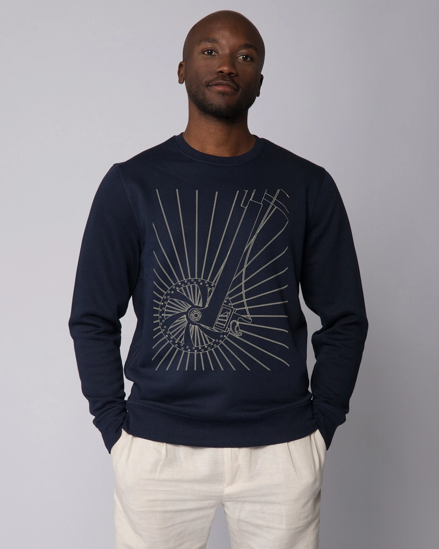 Watapparel Sweatshirt Fahrradspeichen – Ansicht 2