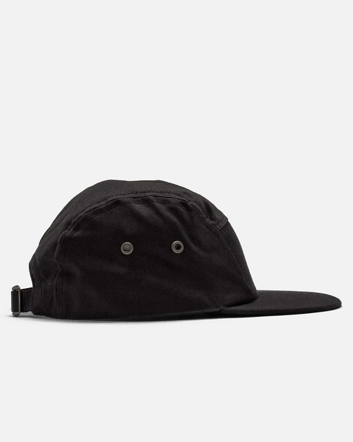 Five Panel Cap / Black Canvas