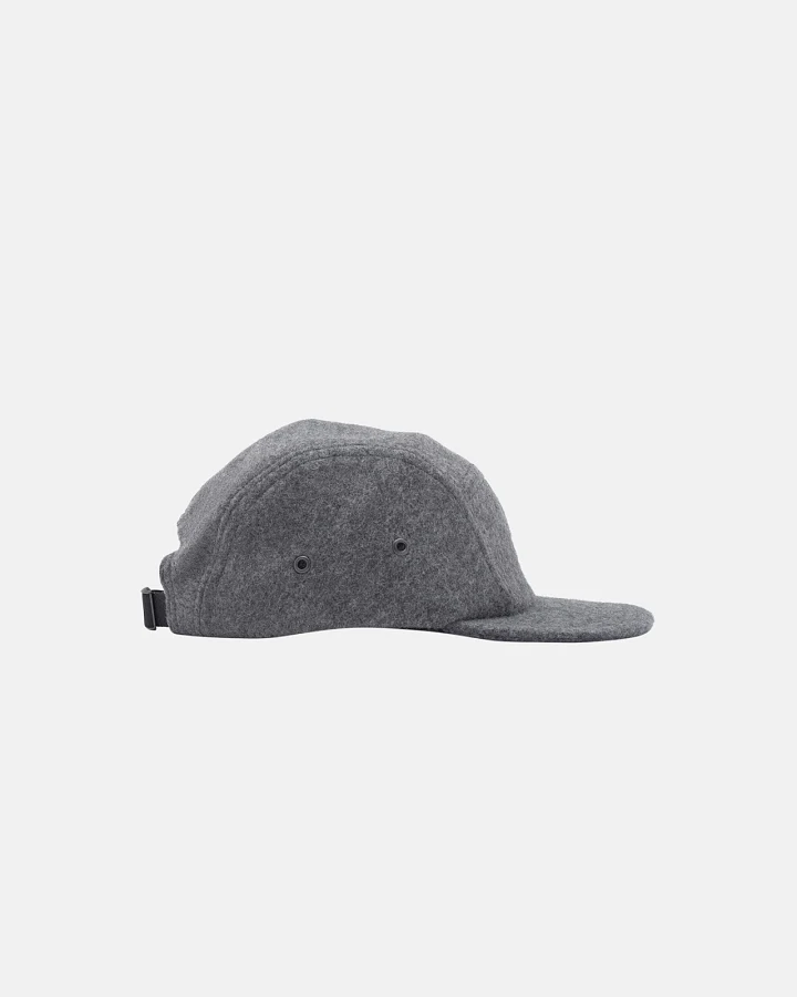 Five Panel Cap Wool Grey