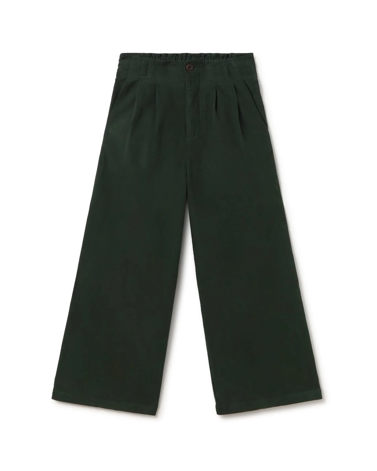 TWOTHIRDS Damen vegan Hose Balcarrick Dunkelgrün – Ansicht 2