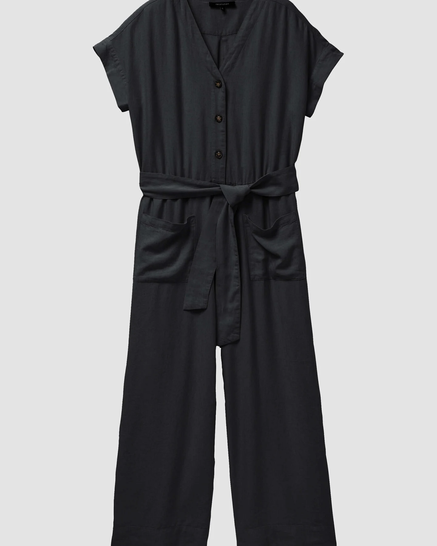 Recolution Damen vegan Jumpsuit Dianella Schwarz – Ansicht 2