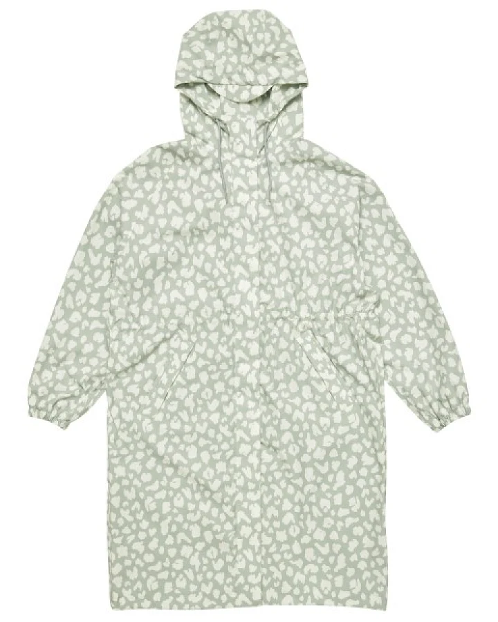 Mazine - Women's Oversized Rain Coat Recycled Fabric - Mantel Gr M beige