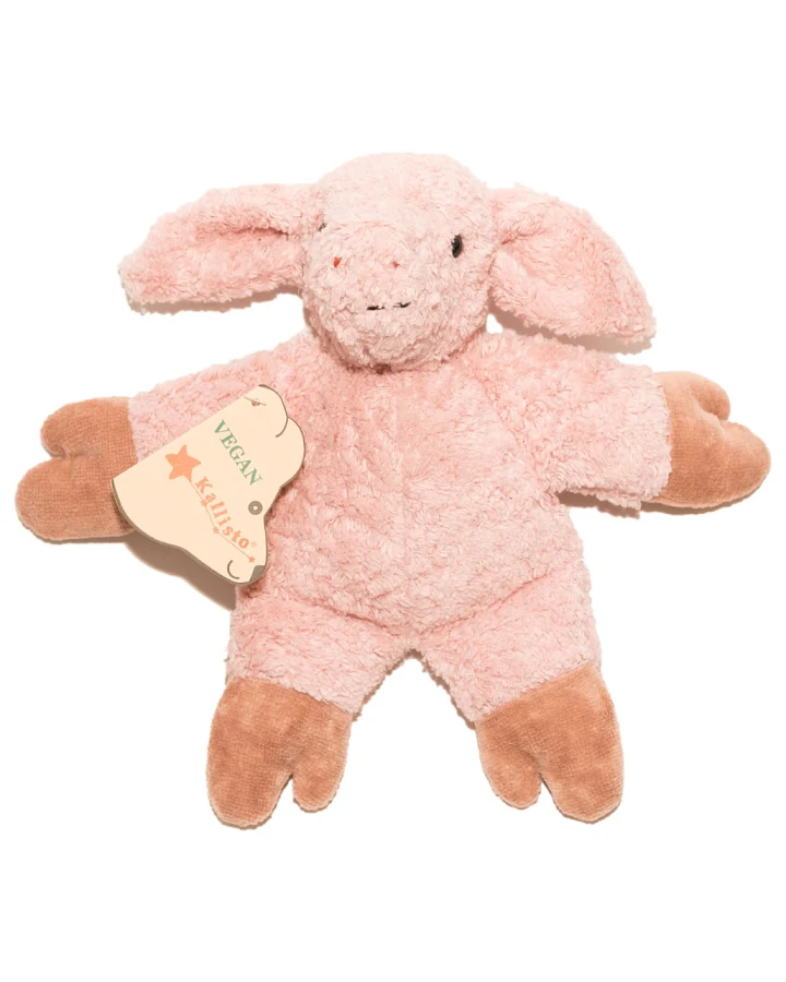 Stofftier Ferkel, Bio-Baumwollplüsch