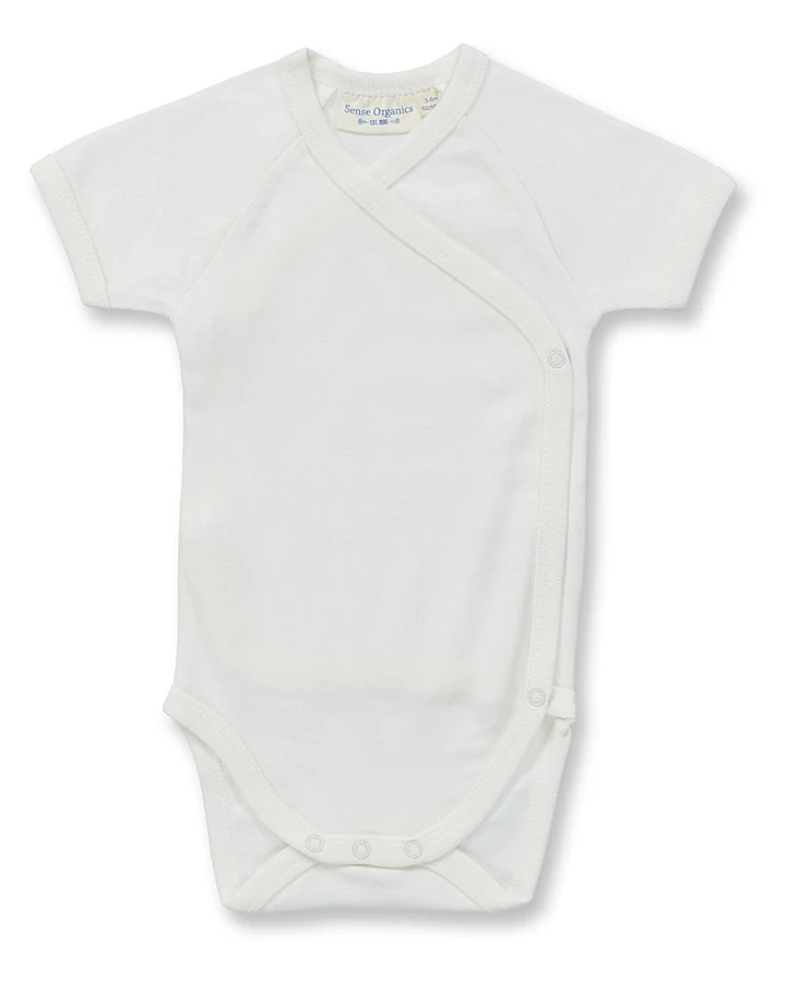 Baby Wickelbody mit kurzen Ärmel, Modell YGON