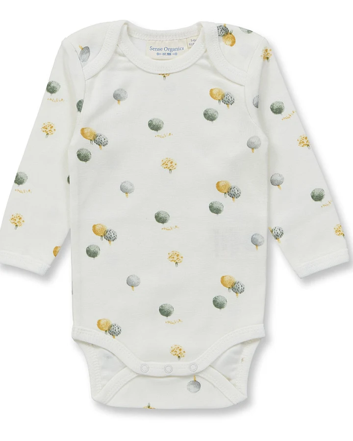Baby Body mit Baumdruck, Modell YVON