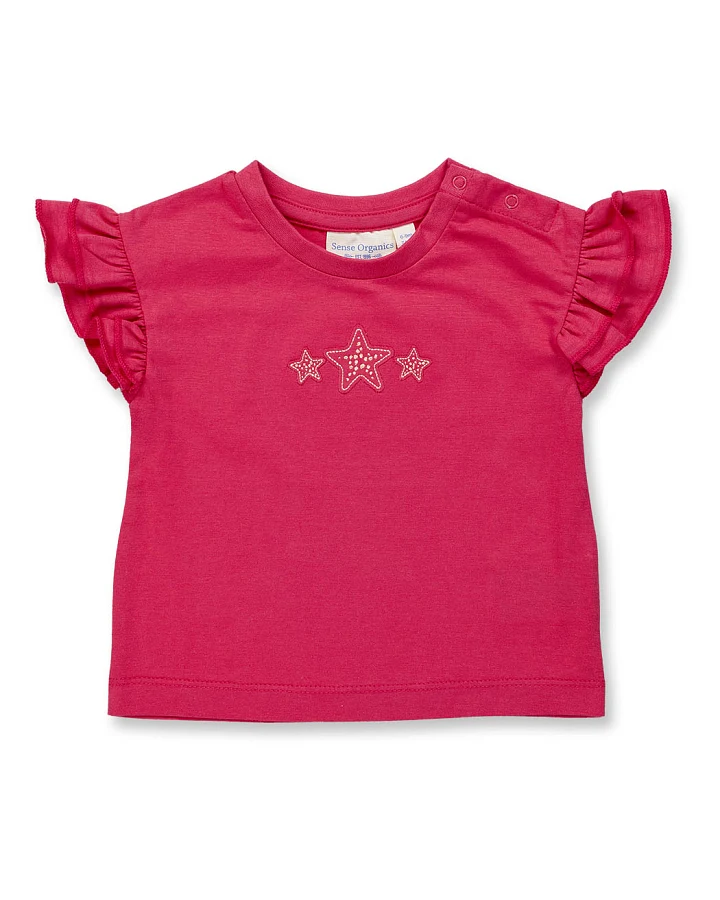 Baby T-Shirt mit Seestern, Modell ADA