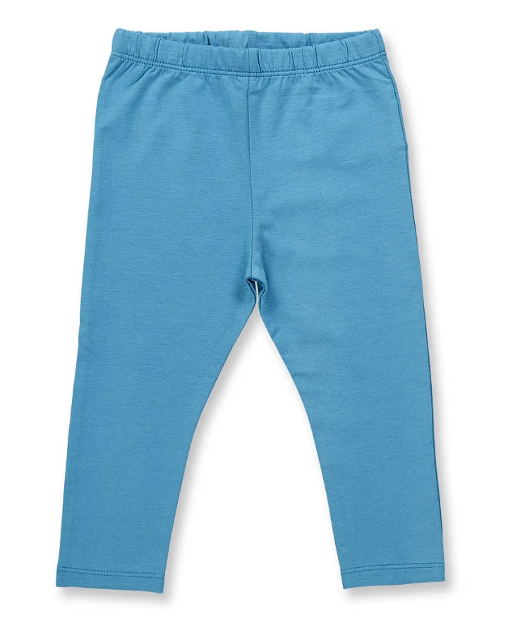 Baby Leggins in 3/4 Länge in blau, Modell LARA