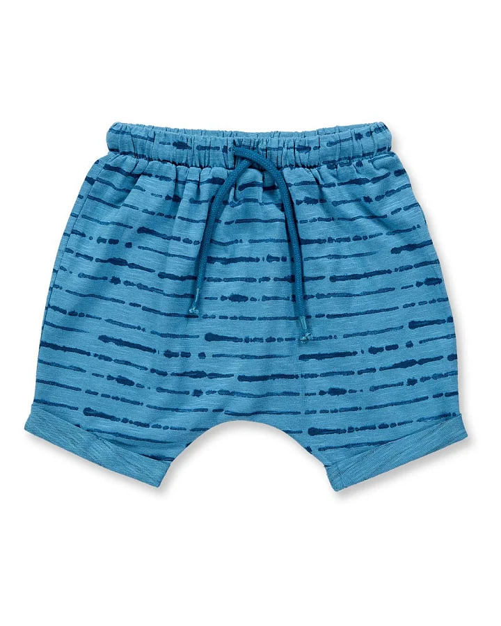 Baby Shorts mit abstrakten Streifen, Modell MAGESH