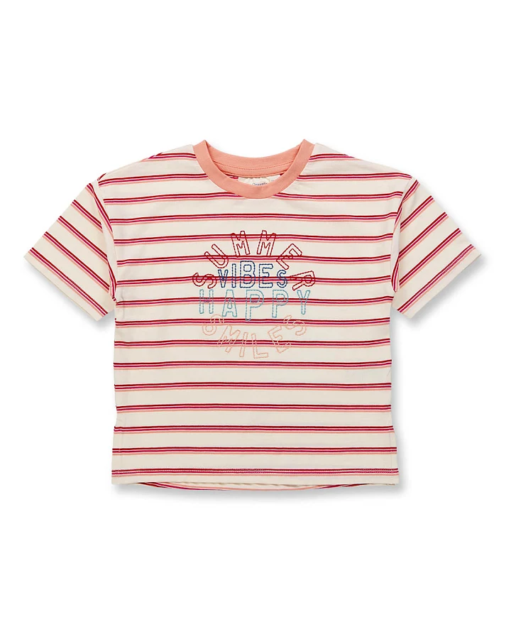 Mädchen T-Shirt mit Slogan, Modell SOPHIE