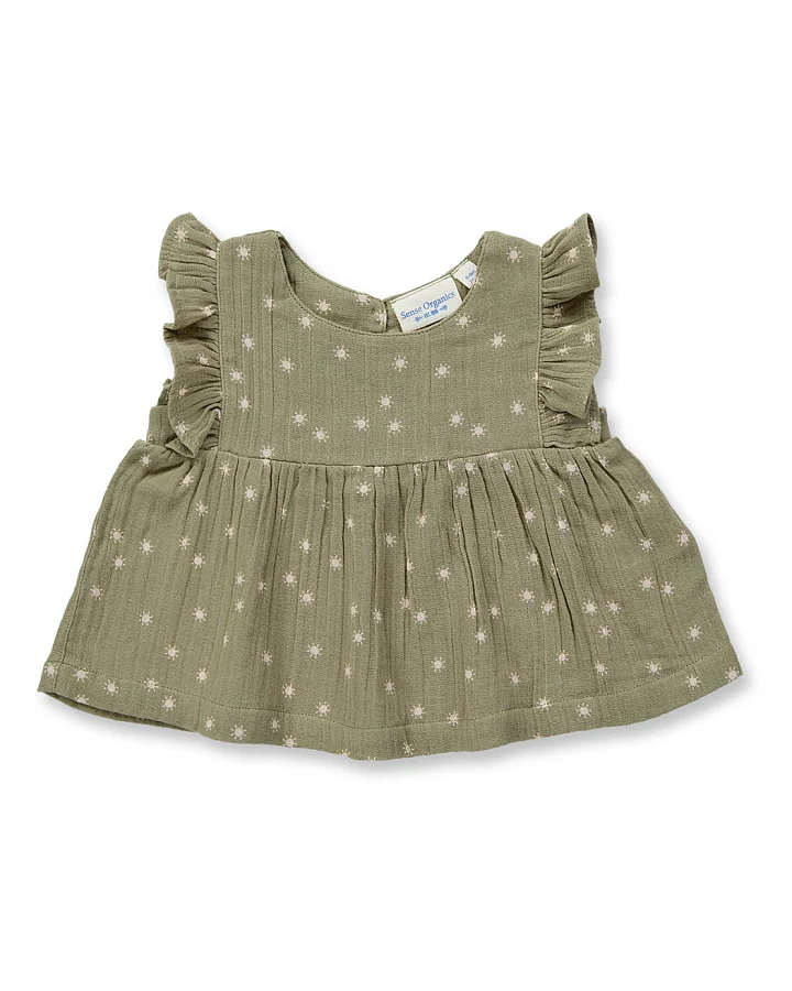 Babybluse mit Sonnendruck, Modell ASTA