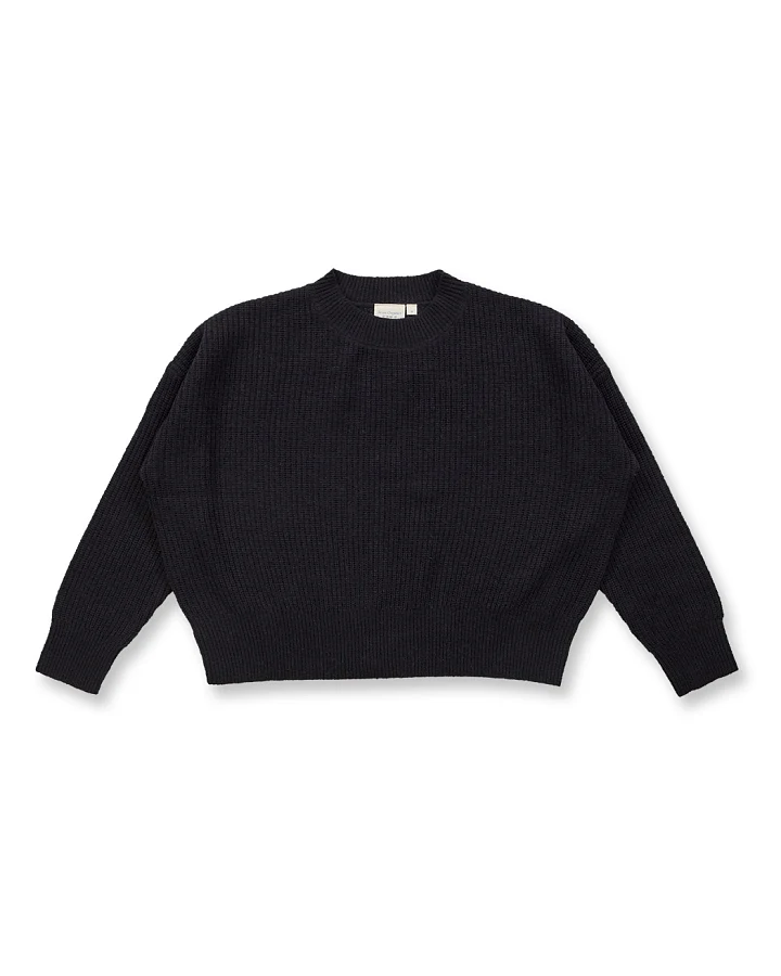 Merinopullover für Damen in schwarz, Modell GOOLDIE