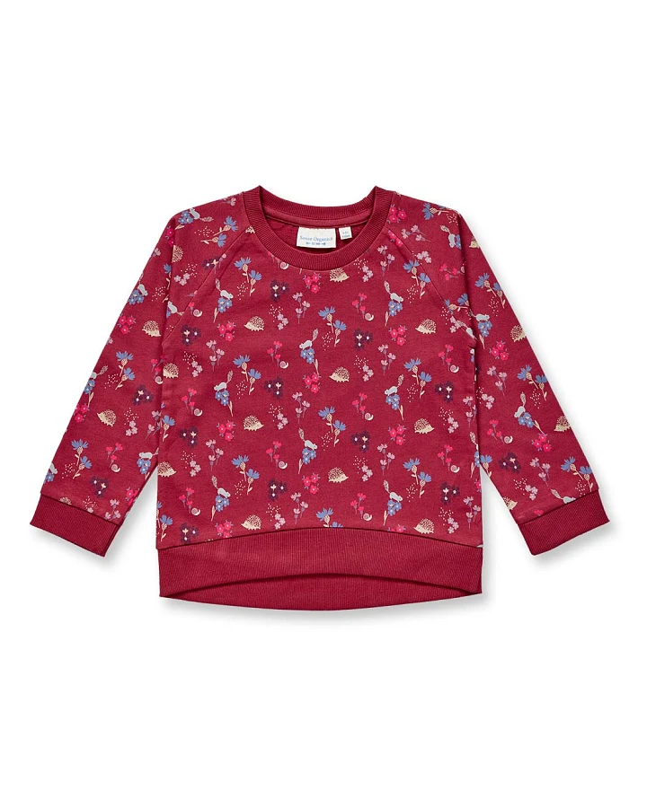 Mädchen Sweatshirt mit Igeldruck, Modell DENA