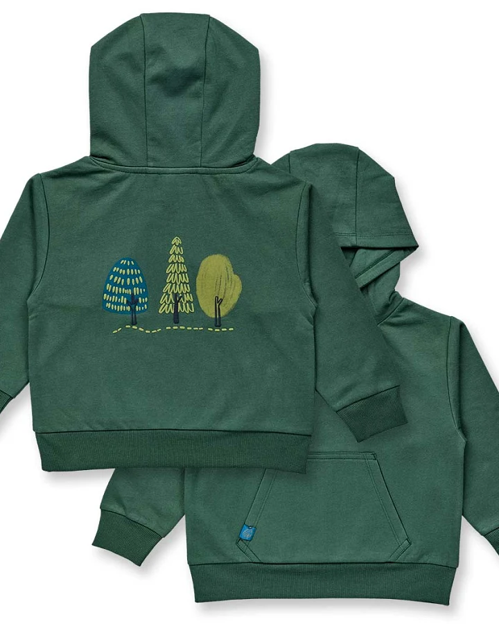 Hoodie für Kinder mit Baummotiv, Modell HAIOO